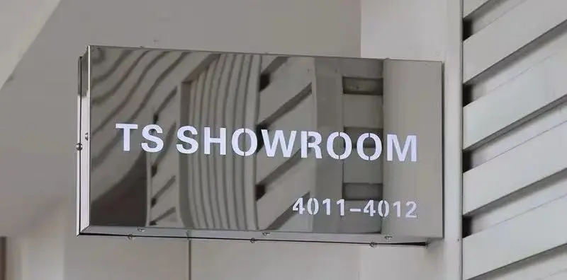 Door number wall sign