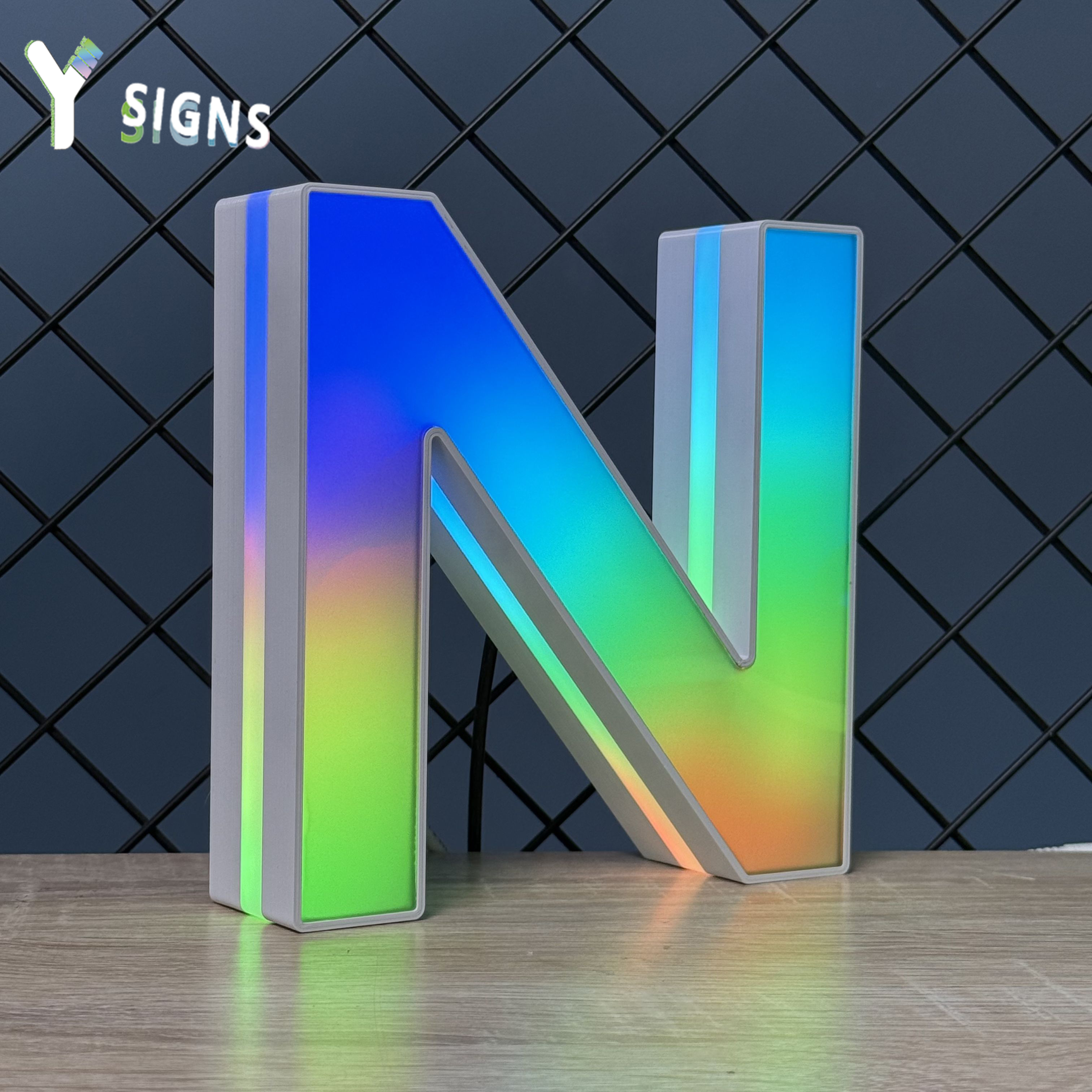 Modern manufacturing workshop for signage products